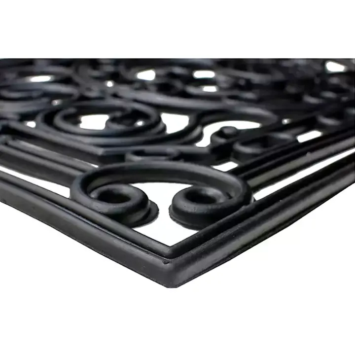 Ornate Penelope Durable Rubber Doormat, 30x18 in.