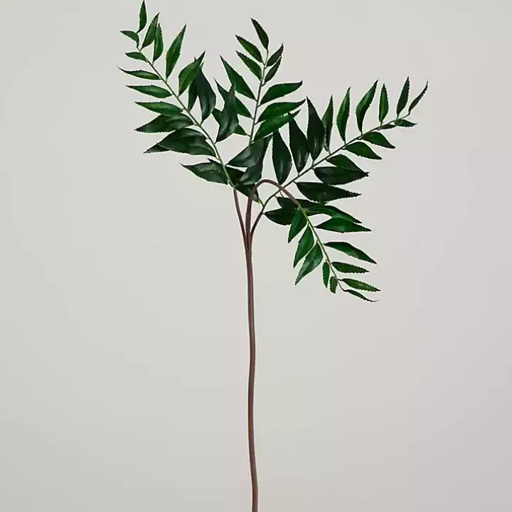 Palmate Fern Stems, Set of 3
