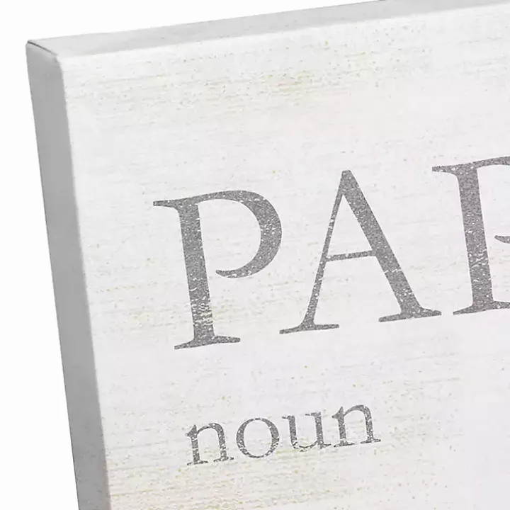 Papa Definition Wall Plaque