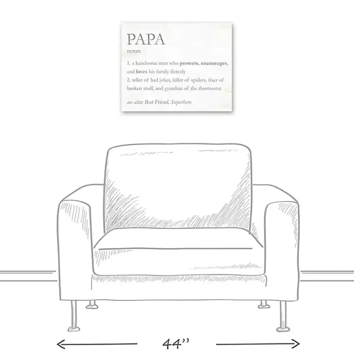 Papa Definition Wall Plaque