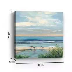 Paradise Beach Canvas Art Print, 40x40 in.