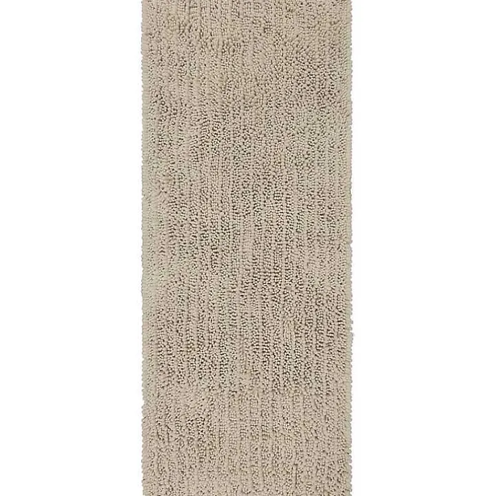 Parchment Lofty Pile Chenille Bath Mat, 34 in.