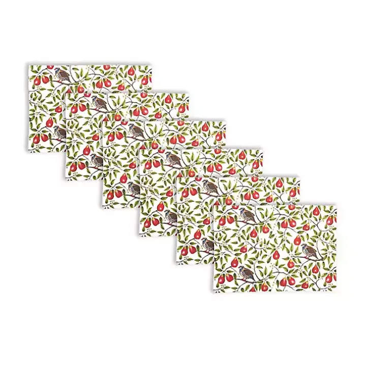 Partridge in a Pear Tree Placemats, Set of 6