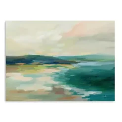Pastel Lake Canvas Art Print, 40x30 in.