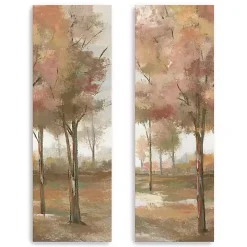 Pastel Meadow Canvas Art Prints, Set of 2