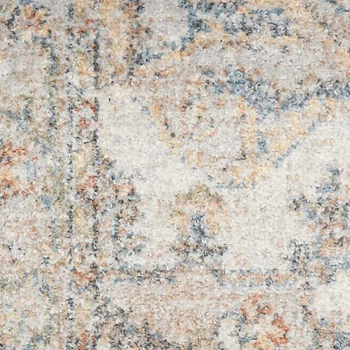 Pastel Medallion Washable Area Rug, 5x7