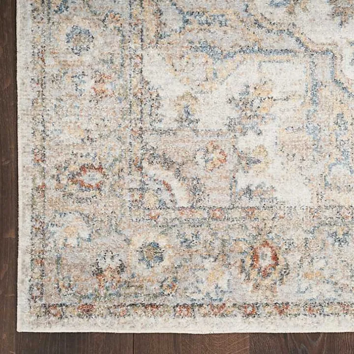 Pastel Medallion Washable Area Rug, 5x7