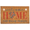 Patriotic Welcome Home Personalized Doormat