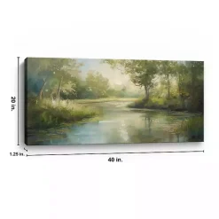 Peaceful Currents Canvas Art Print