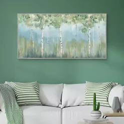 Peaceful Oasis Framed Canvas Art Print