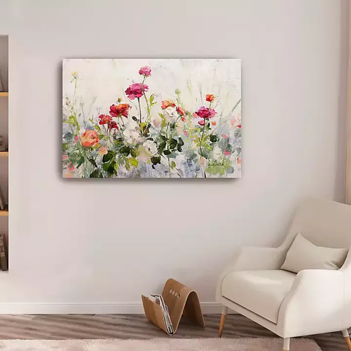 Persian Buttercups Canvas Art Print, 36x24 in.
