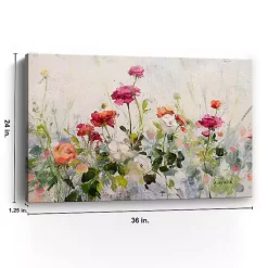 Persian Buttercups Canvas Art Print, 36x24 in.