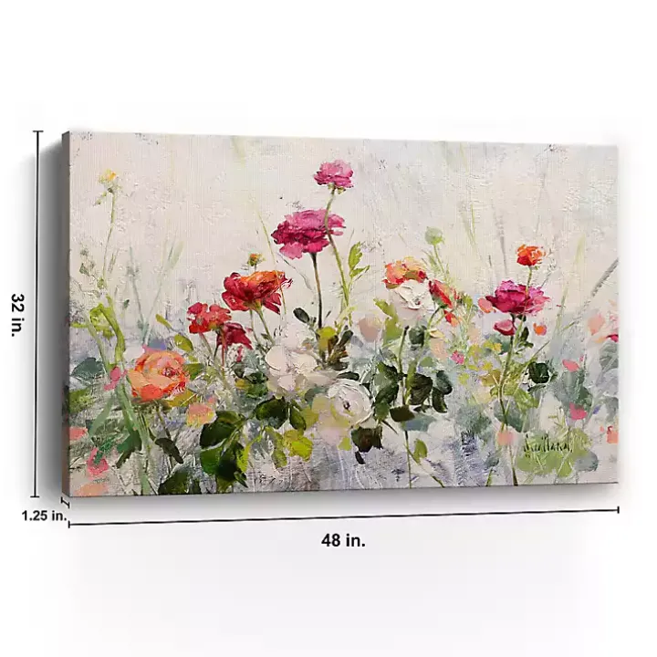 Persian Buttercups Canvas Art Print, 48x32 in.