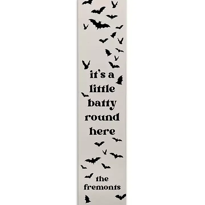 Personalized Batty Around Here Porch Board