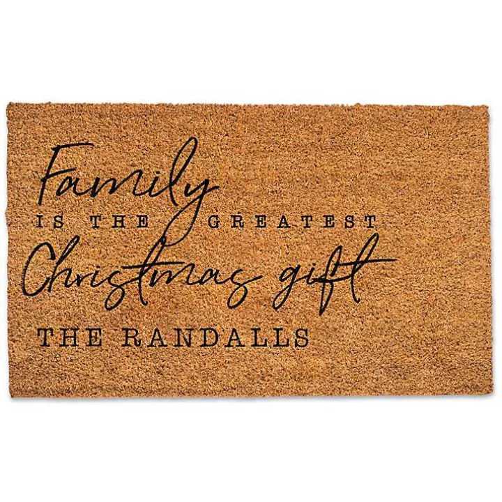 Personalized Christmas Gift Coir Doomat