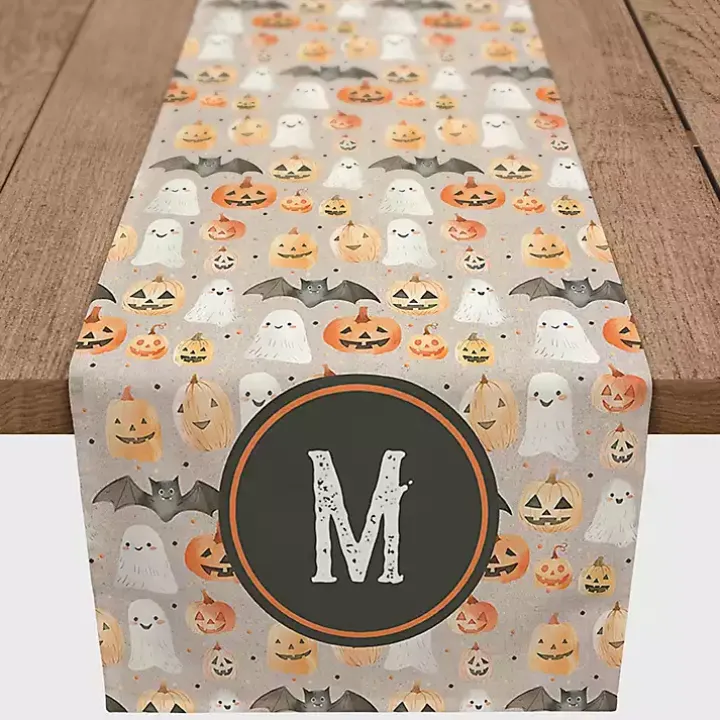 Personalized Jack-O-Lantern Table Runner, 72 in.
