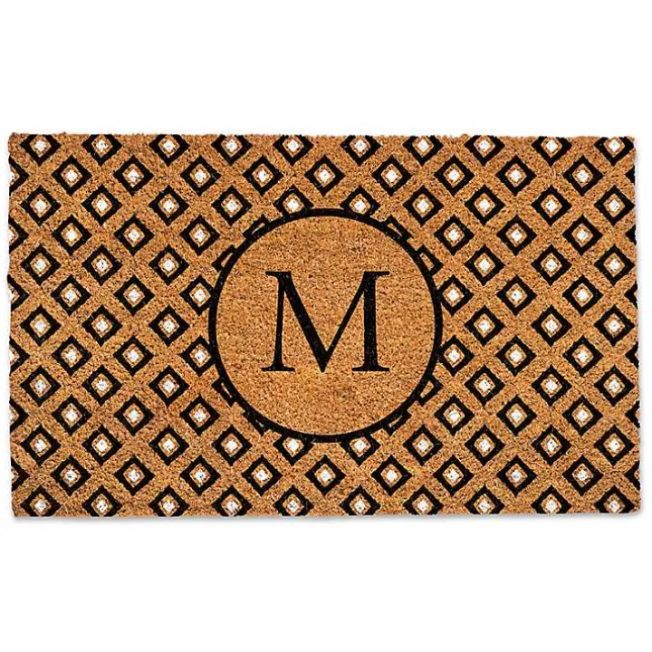 Personalized Monogram Diamond Doormat
