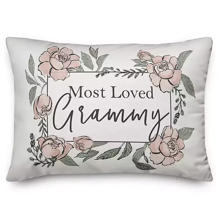 Personalized Most Loved Outdoor Lumbar Pillow