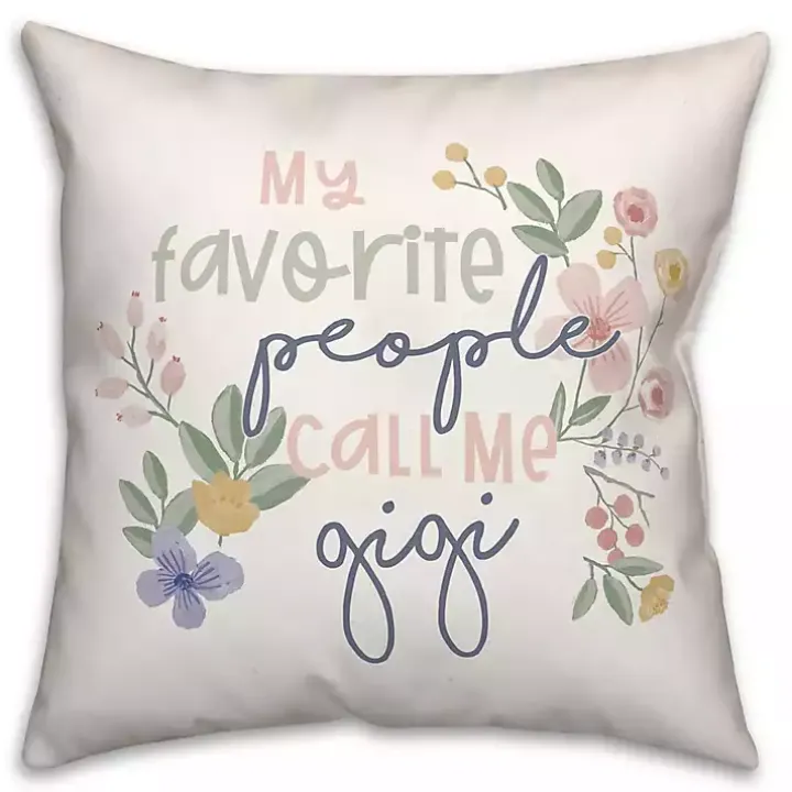 Personalized My Favorite People Pillow