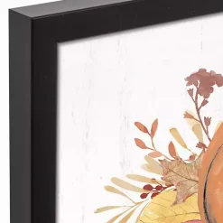 Personalized Pumpkin Monogram Canvas Art Print