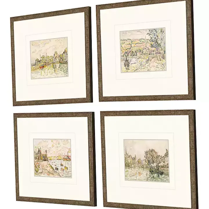 Petite Landscapes Framed Art Prints, Set of 4