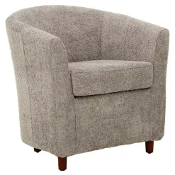 Pewter Boucle Parker Club Chair