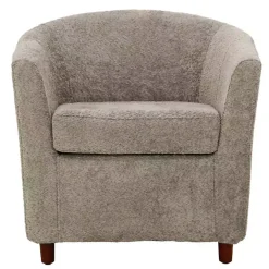 Pewter Boucle Parker Club Chair