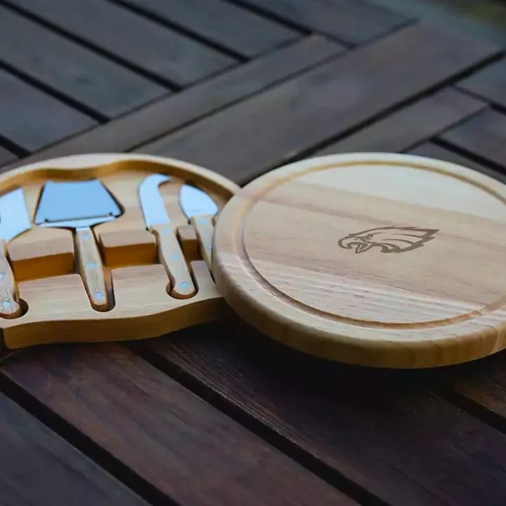 Philadelphia Eagles Cheese Board and Tool Set