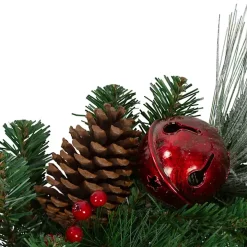 Pinecone, Plaid, & Houndstooth Christmas Garland