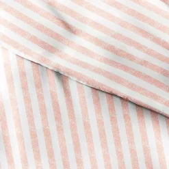 Pink Rugged Stripe 2-pc. Twin Duvet Cover Set
