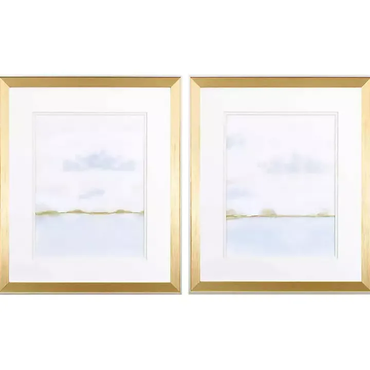 Placid Waters Framed Art Prints, Set of 2