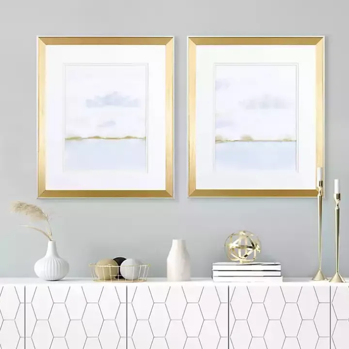 Placid Waters Framed Art Prints, Set of 2