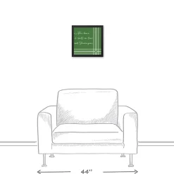 Plaid Love & Shenanigans Framed Canvas Wall Art