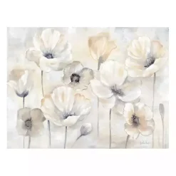 Poppy Garden Landscape Giclee Canvas Art Print