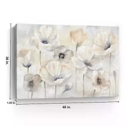 Poppy Garden Landscape Giclee Canvas Art Print