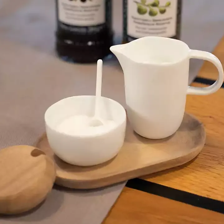 Porcelain 3-pc. Cream and Sugar Set
