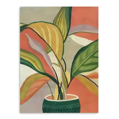 Potted Bird of Paradise Giclee Canvas Art Print