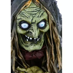 Pre-Lit Animated Shrouded Witch Outdoor Decoration