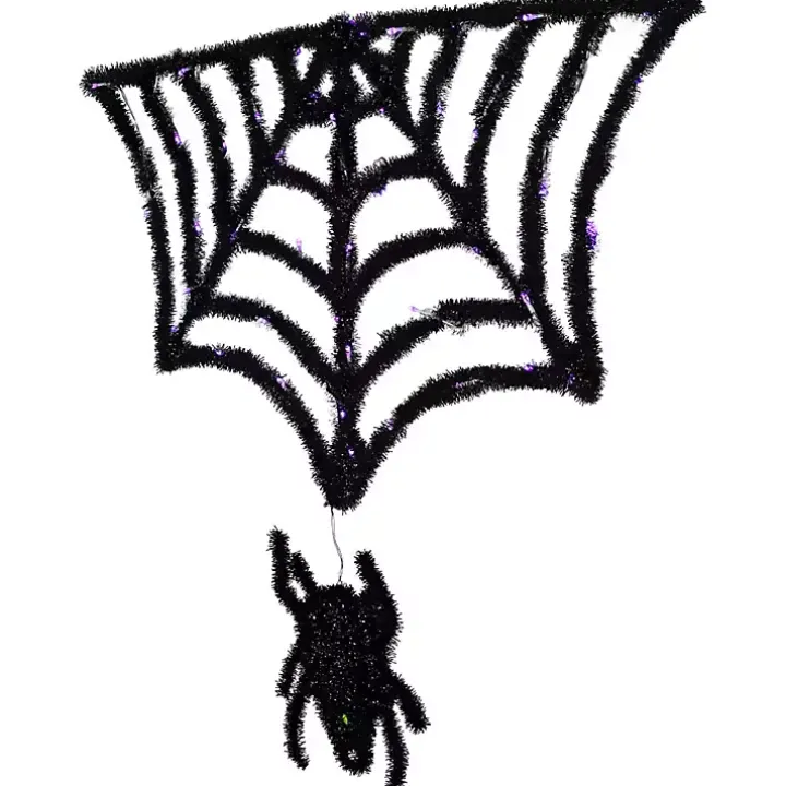Pre-Lit Spider and Web Outdoor Decoration