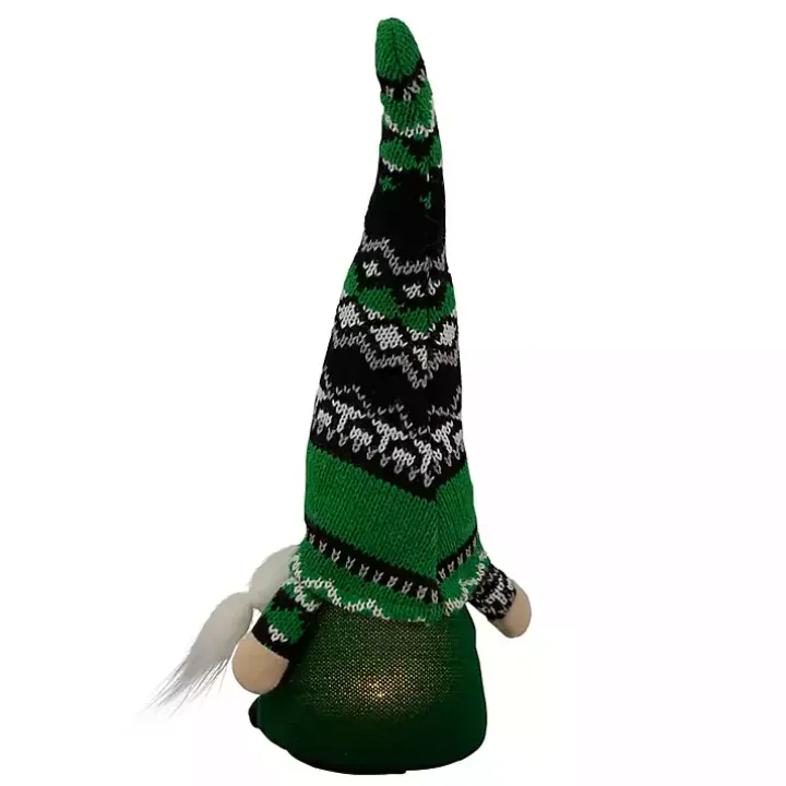 Pre-Lit St. Patrick's Day Girl Gnome Figurine