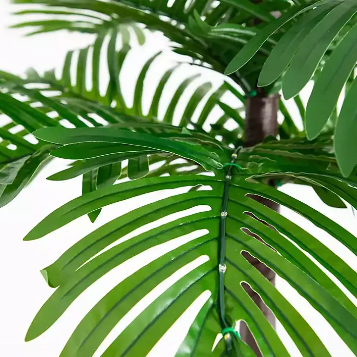 Pre-Lit Warm LED Palm Tree, 6 ft.