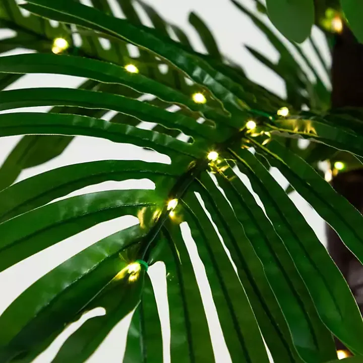 Pre-Lit Warm LED Palm Tree, 6 ft.