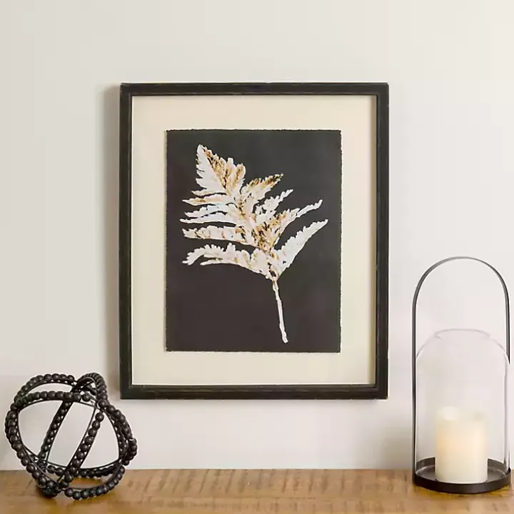 Pressed Leaves IV Framed Art Print