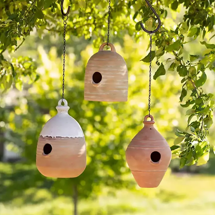 Pueblo Terracotta Birdhouse
