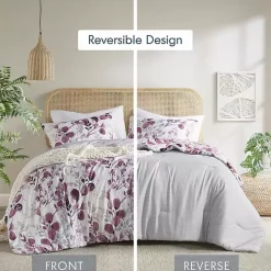 Purple Botanical 2-pc. Twin/Twin XL Comforter Set