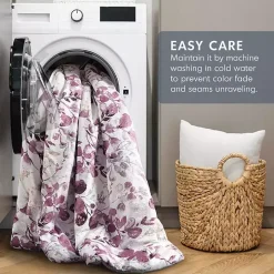 Purple Botanical 2-pc. Twin/Twin XL Comforter Set