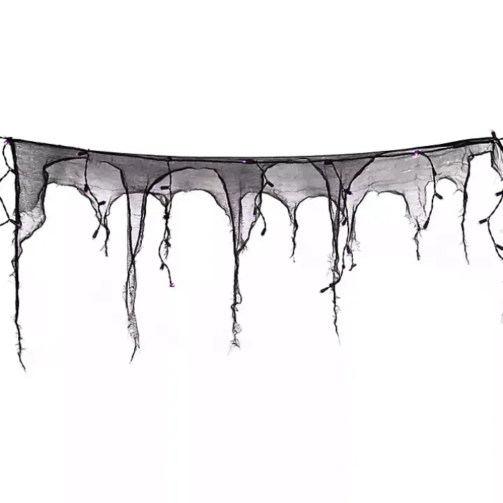 Purple LED Gauze Drape Lights