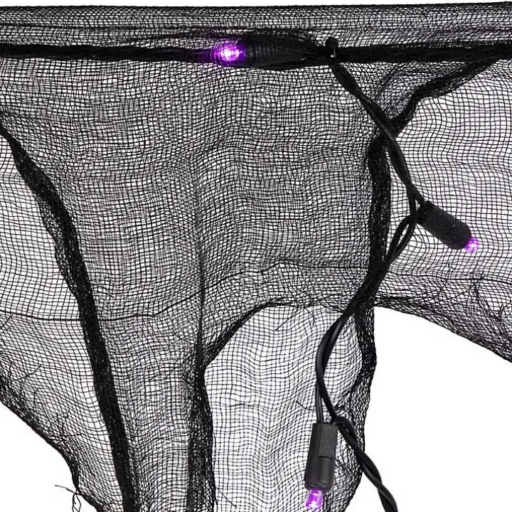 Purple LED Gauze Drape Lights