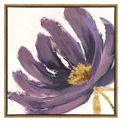 Purple Pairs Framed Canvas Art Prints, Set of 2