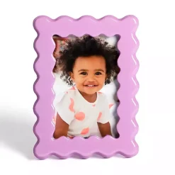 Purple Wavy Layer Picture Frame, 4x6